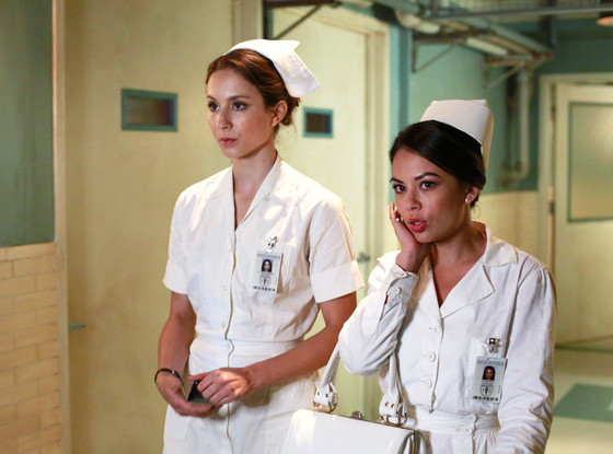 Pretty Little Liars, Janel Parrish, Troian Bellisario Pretty Little Liars, Janel Parrish, Troian Bellisario